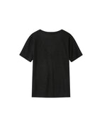 Black V-Neck T-Shirt Stardust