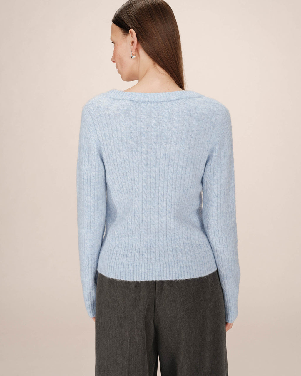 Cardigan Tricote Bleuet Samso