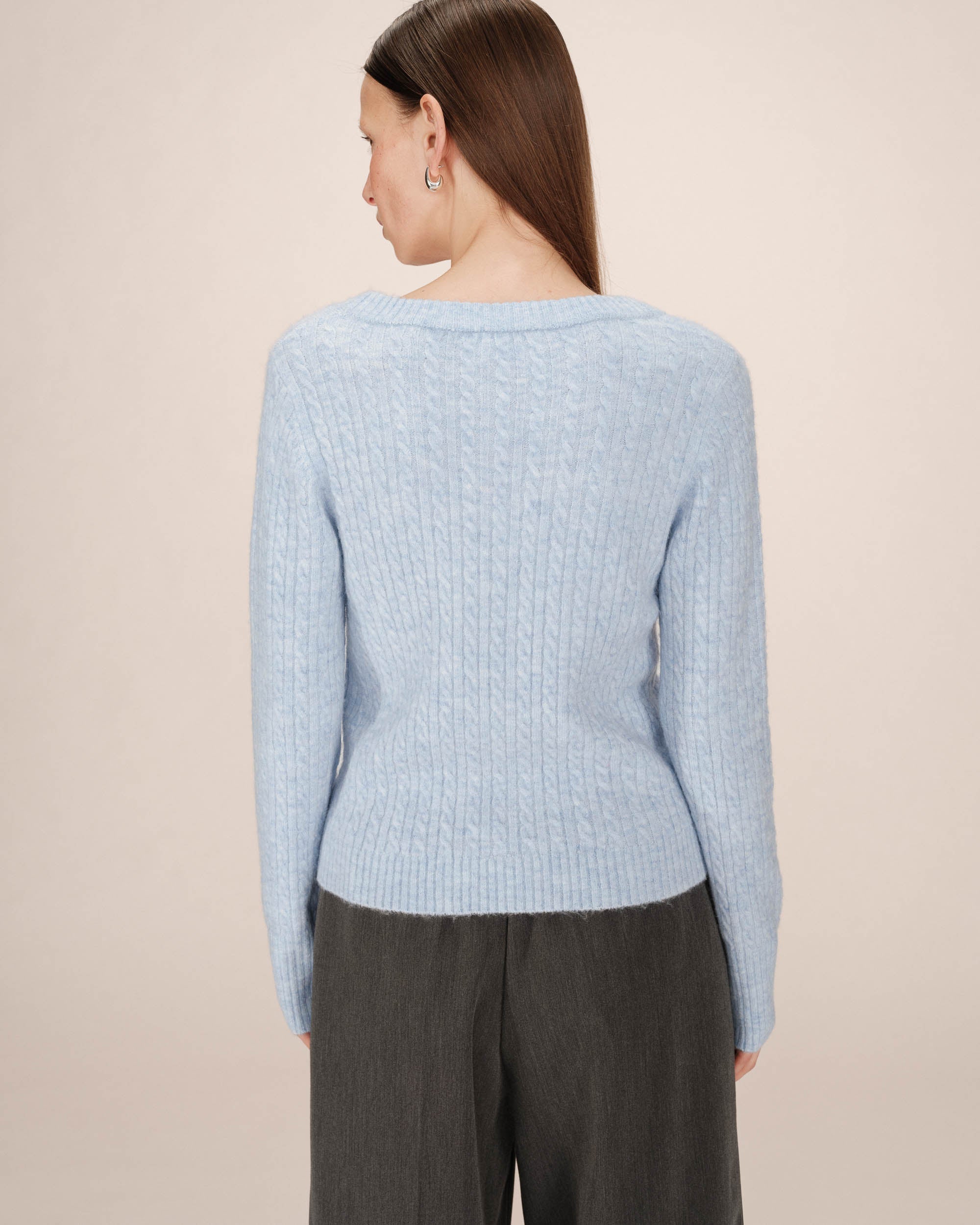 Cardigan Tricote Bleuet Samso