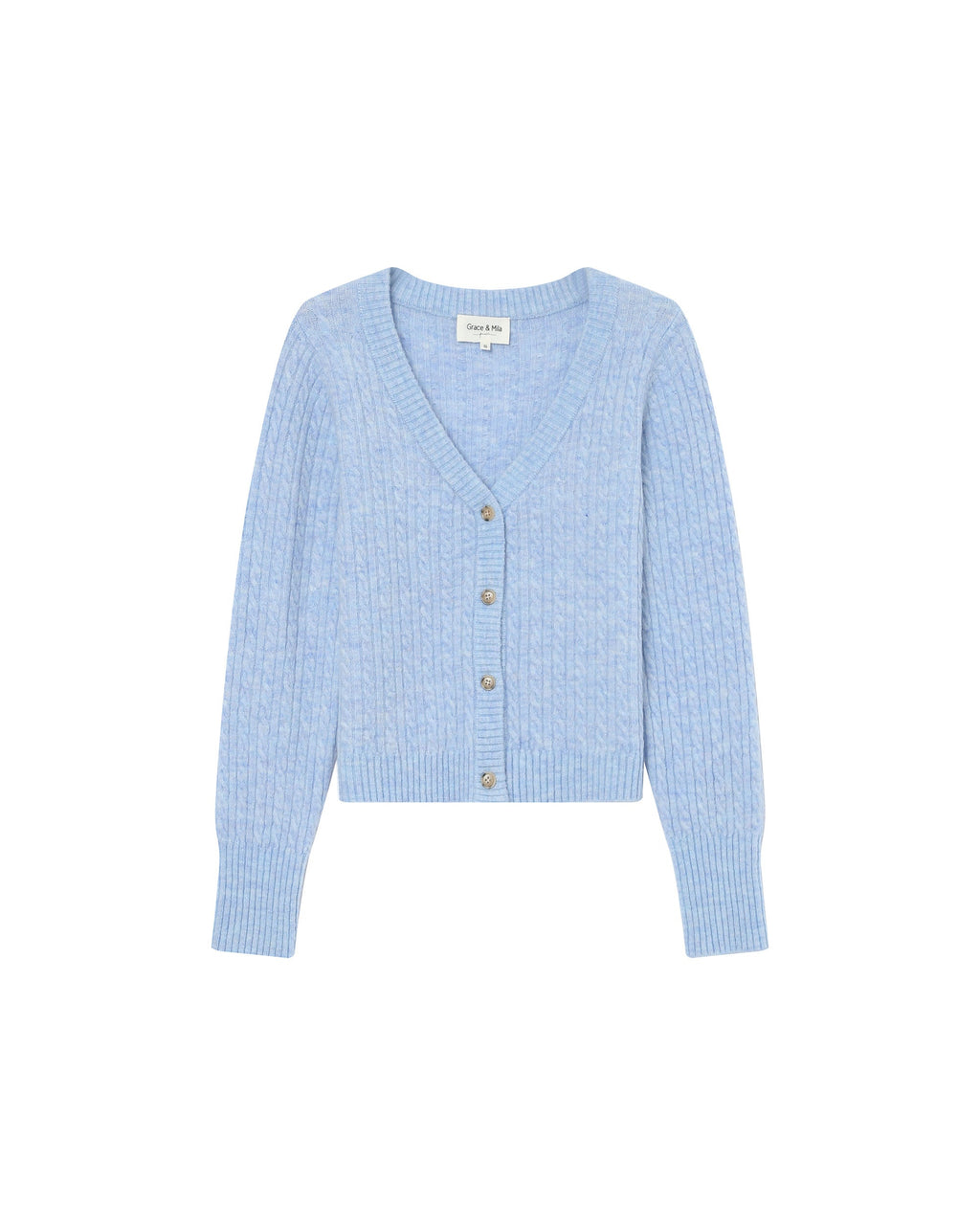 Cardigan Tricote Bleuet Samso