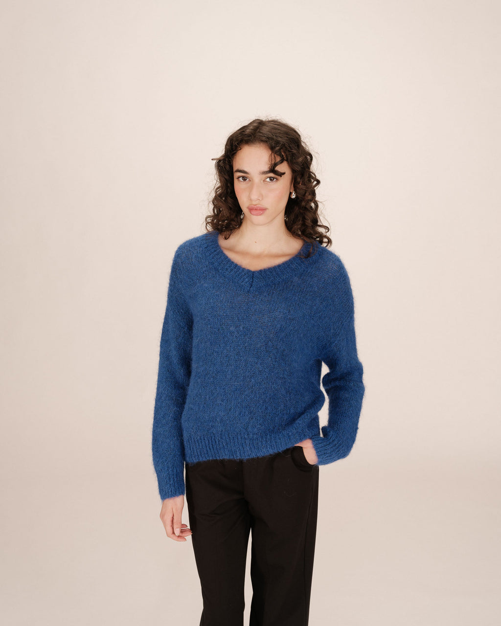 Pull Bleu Cobalt Sabado