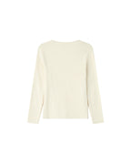 Pull Encolure Fendue Ecru Salem