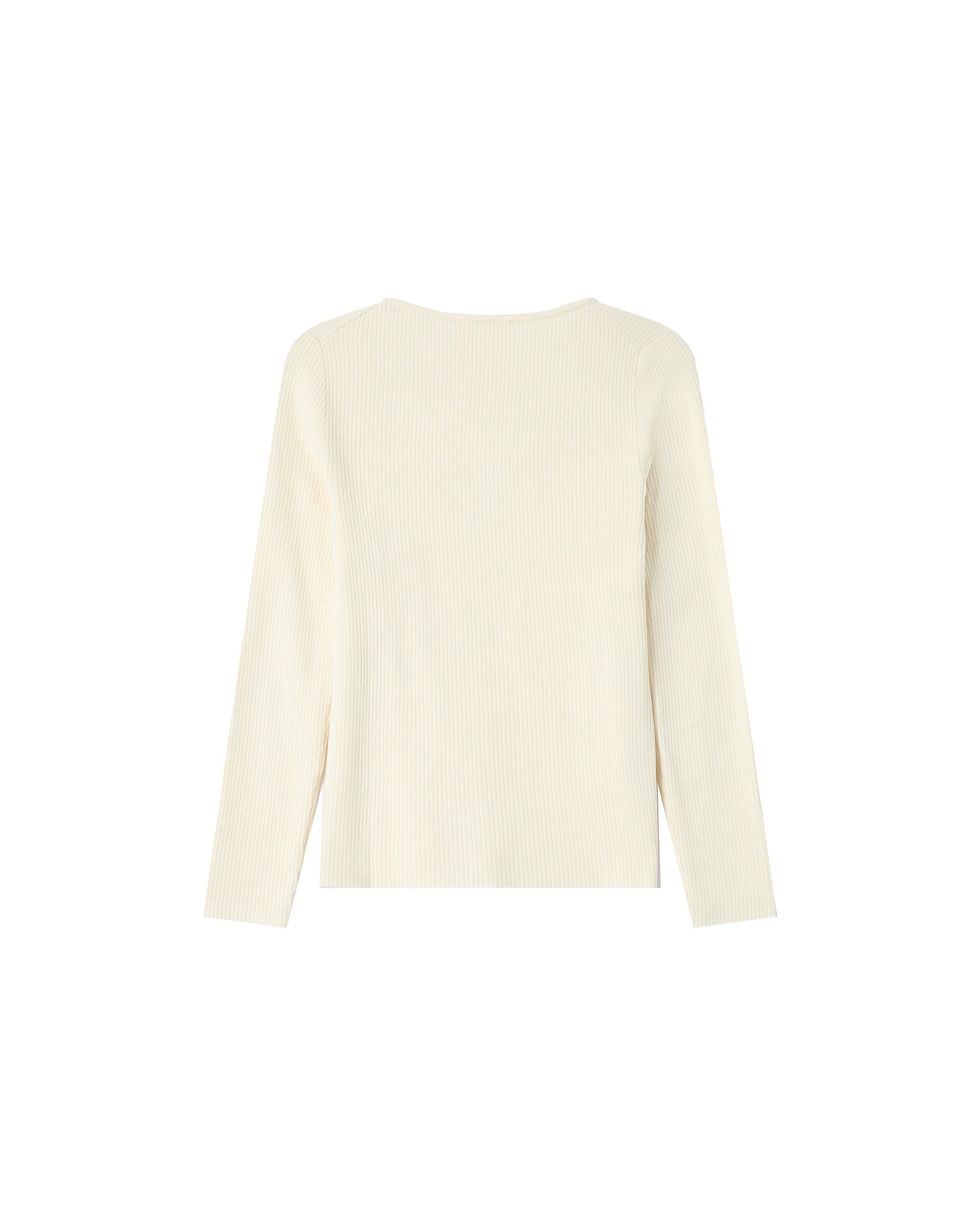 Pull Encolure Fendue Ecru Salem