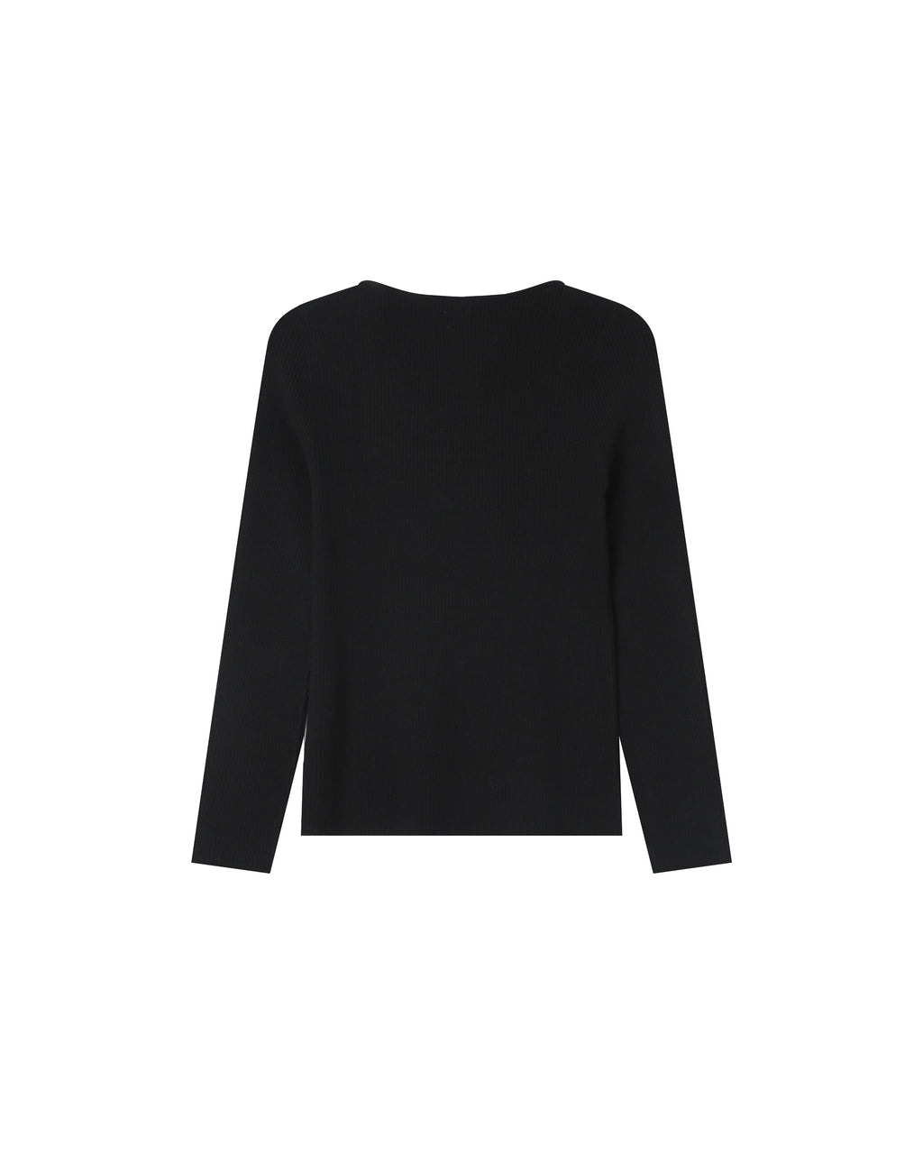 Black Slit-Neckline Jumper Salem