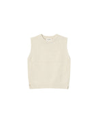 Ecru Sleeveless Jumper Say
