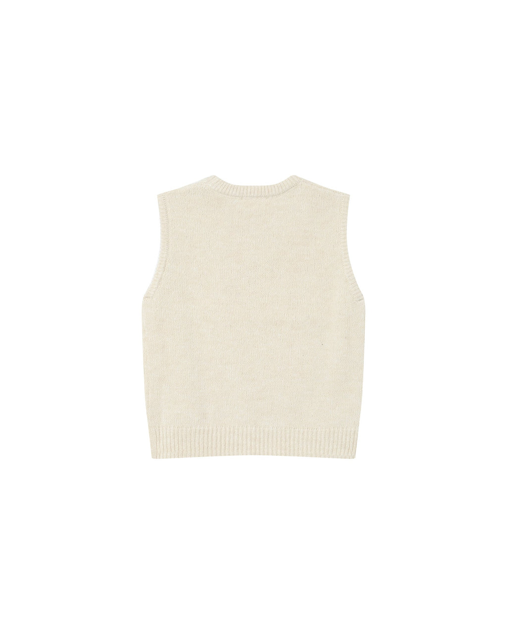 Ecru Sleeveless Jumper Say