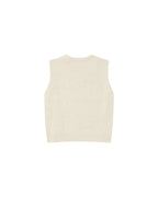 Ecru Sleeveless Jumper Say