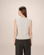 Pull Sans Manches Gris Say