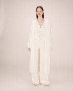 Cardigan Long Ivoire Santiago