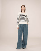 Ecru Varsity Jumper Sardaigne