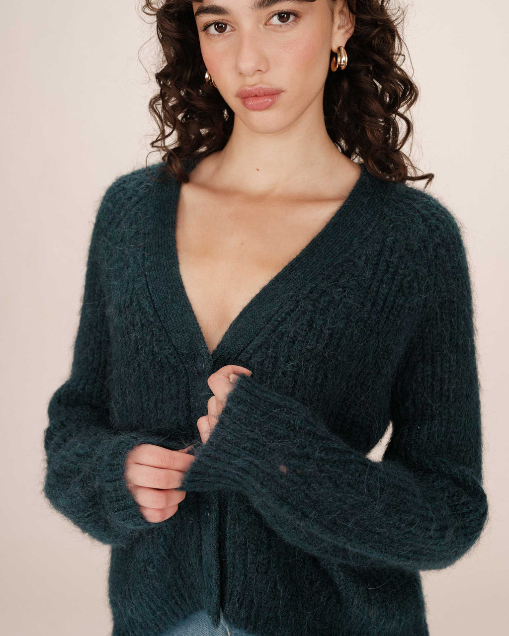 Cardigan Emeraude Saluda