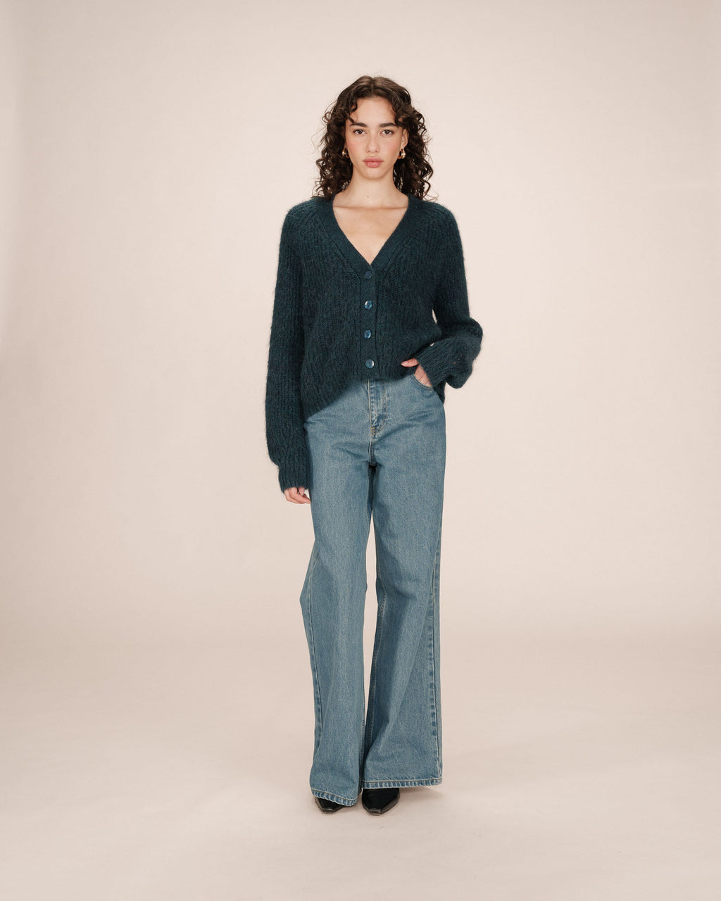 Cardigan Emeraude Saluda