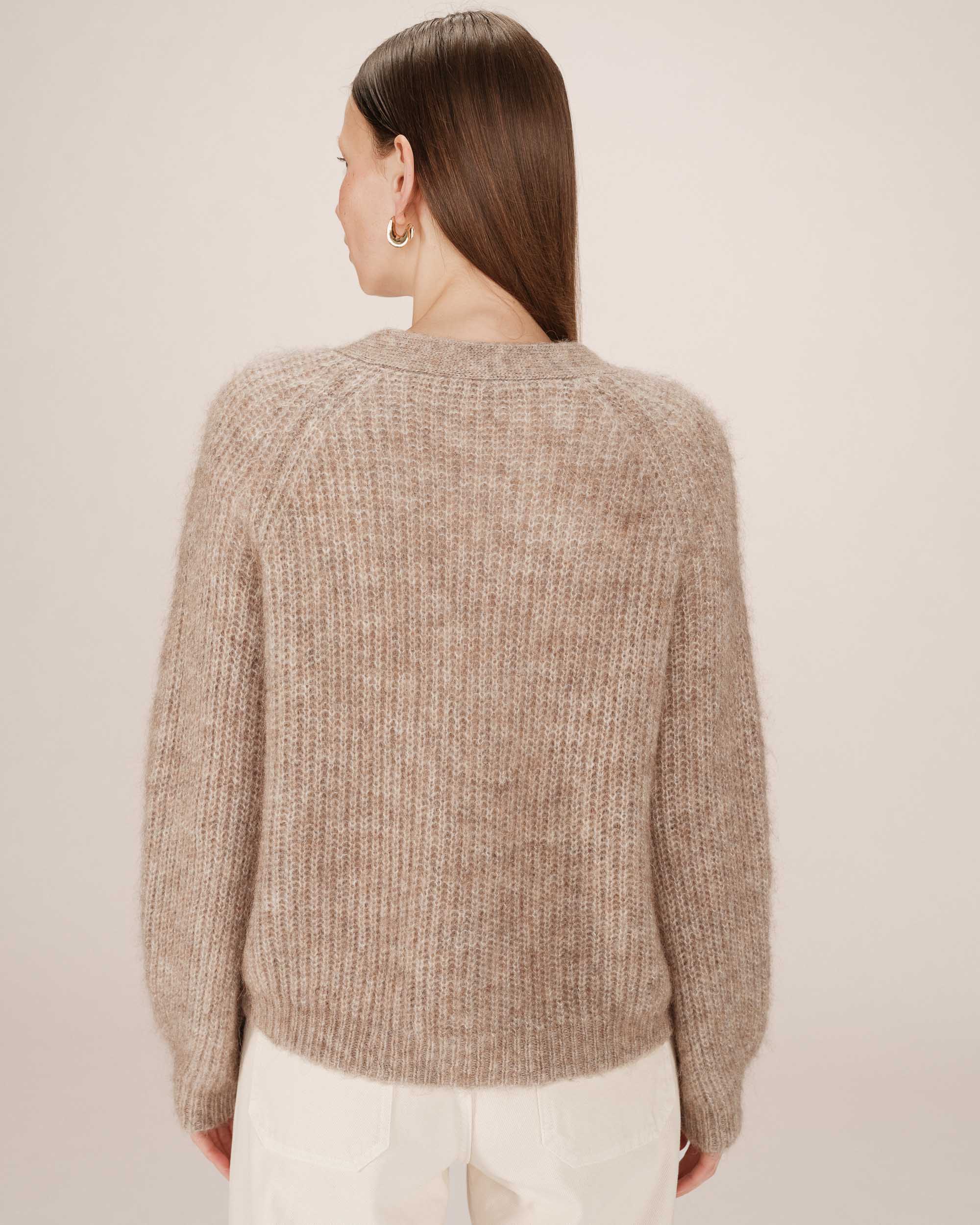 Greige Saluda Cardigan