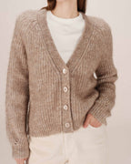 Greige Saluda Cardigan