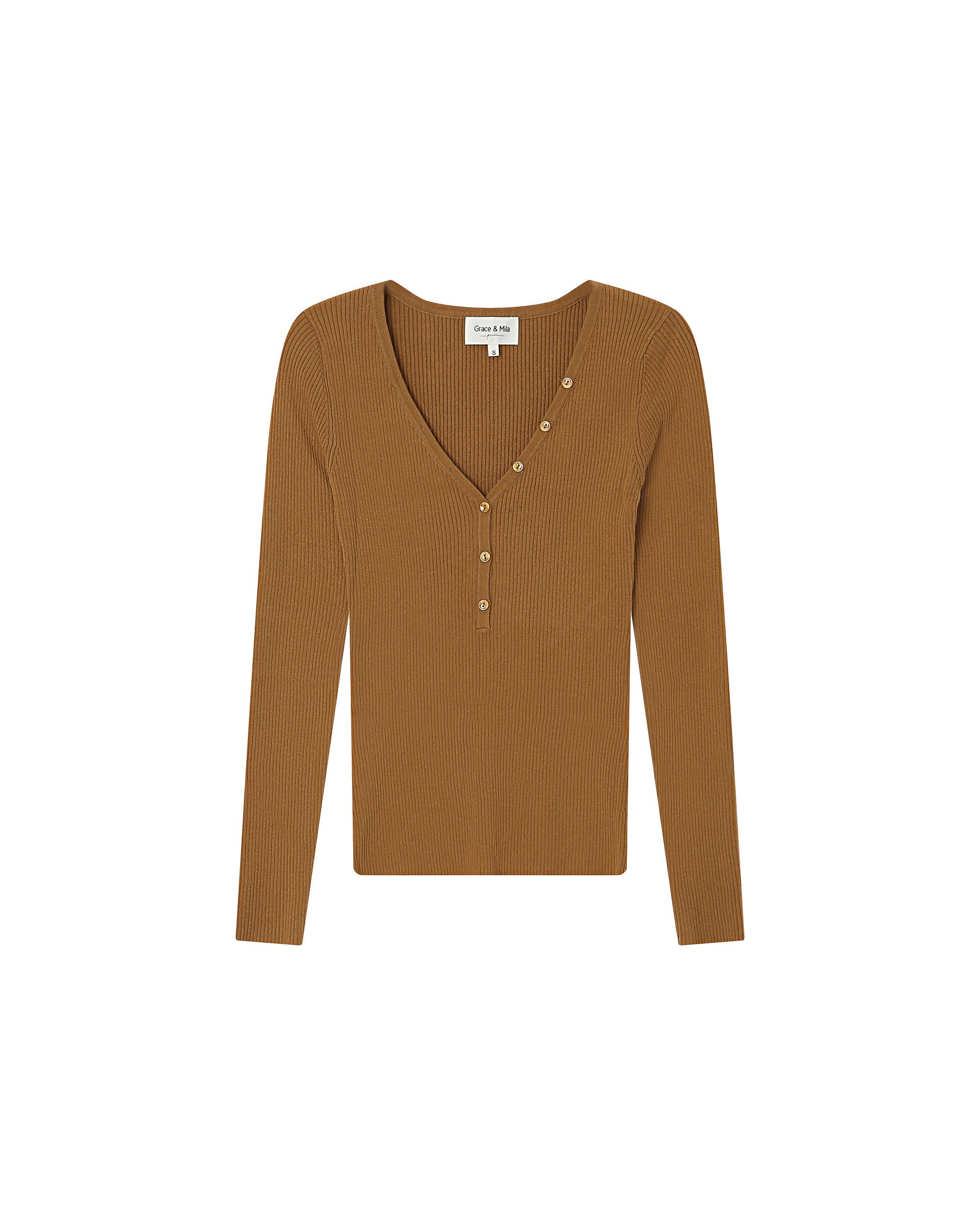 Pull Ocre Saturnin