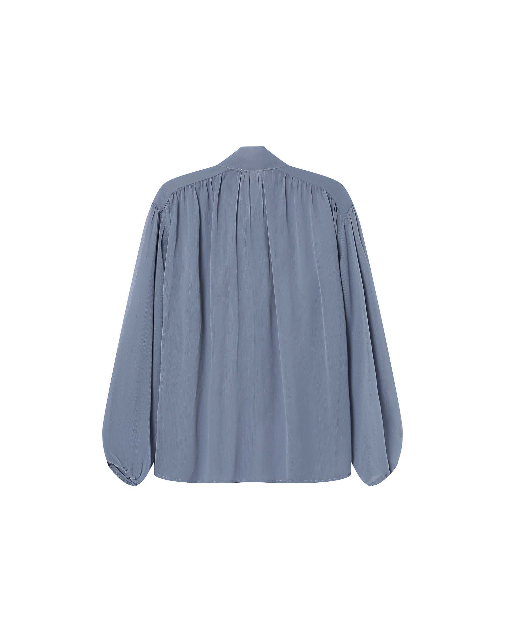 Blouse Col Lavallière Bleuet Splendide