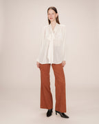Blouse Col Lavallière Ecru Splendide