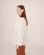 Blouse Col Lavallière Ecru Splendide
