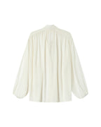 Blouse Col Lavallière Ecru Splendide