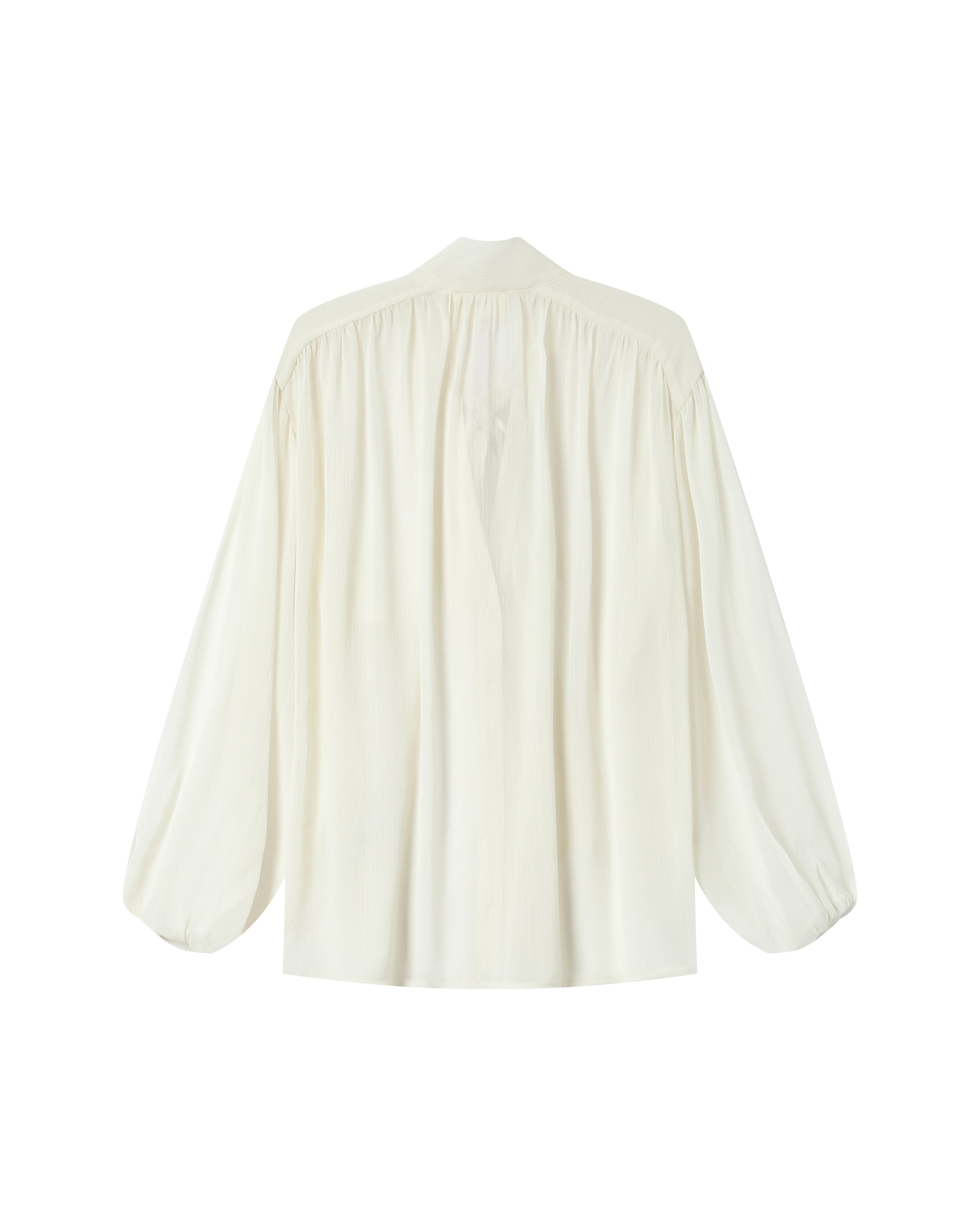 Blouse Col Lavallière Ecru Splendide