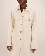 Ecru Corduroy Overshirt Special