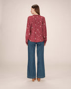 Blouse Imprimée Terracotta Scarlett