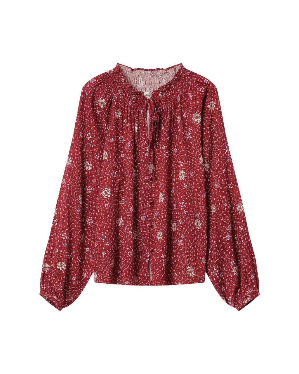 Blouse Imprimée Terracotta Scarlett