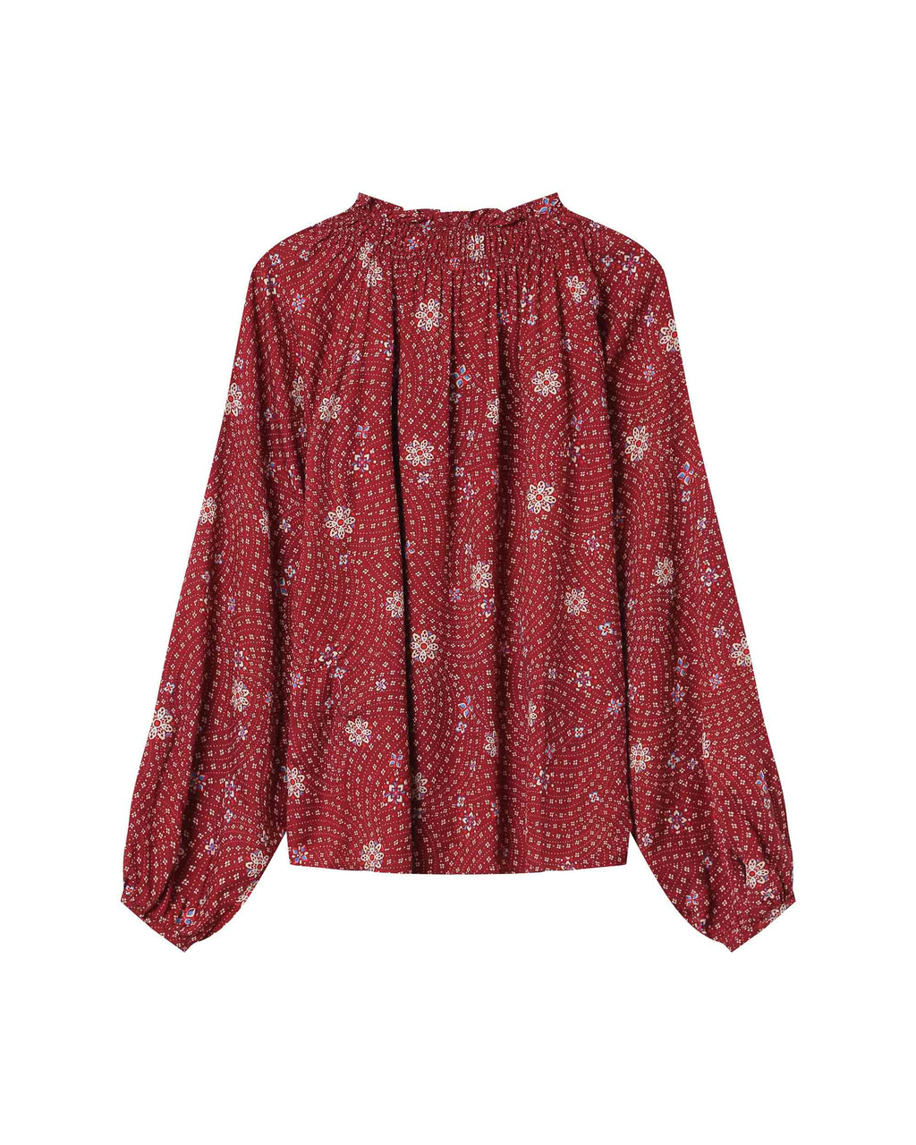 Blouse Imprimée Terracotta Scarlett