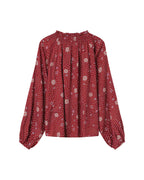 Blouse Imprimée Terracotta Scarlett