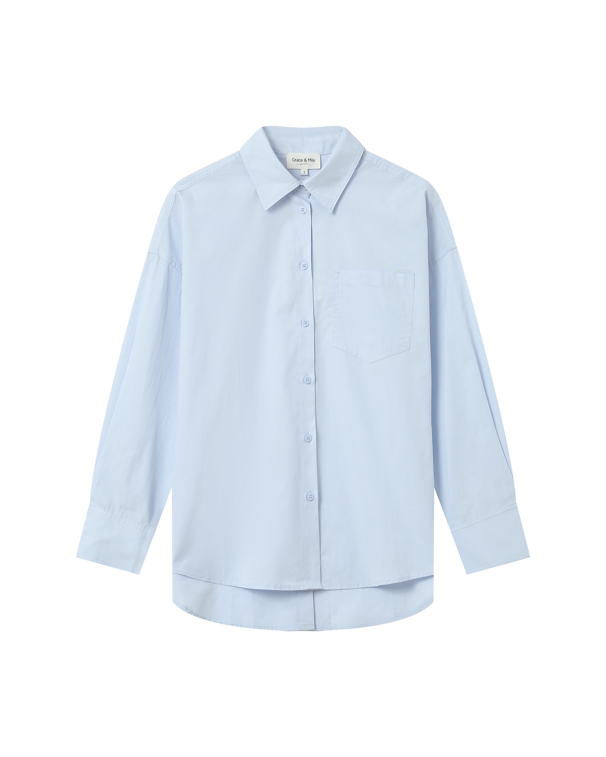 Cornflower Oversized Shirt Sira