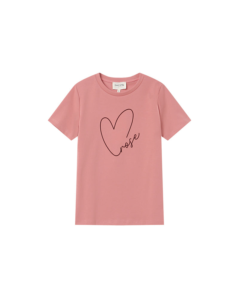 T-Shirt A Message Blush Sixte
