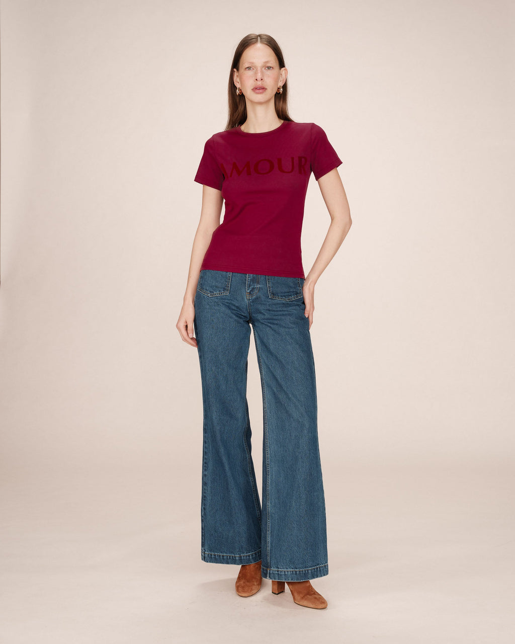 T-Shirt A Message Bordeaux Sixte
