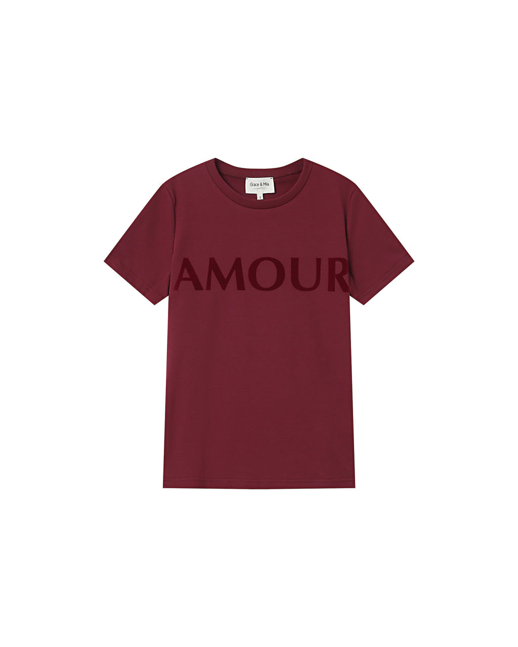 T-Shirt A Message Bordeaux Sixte
