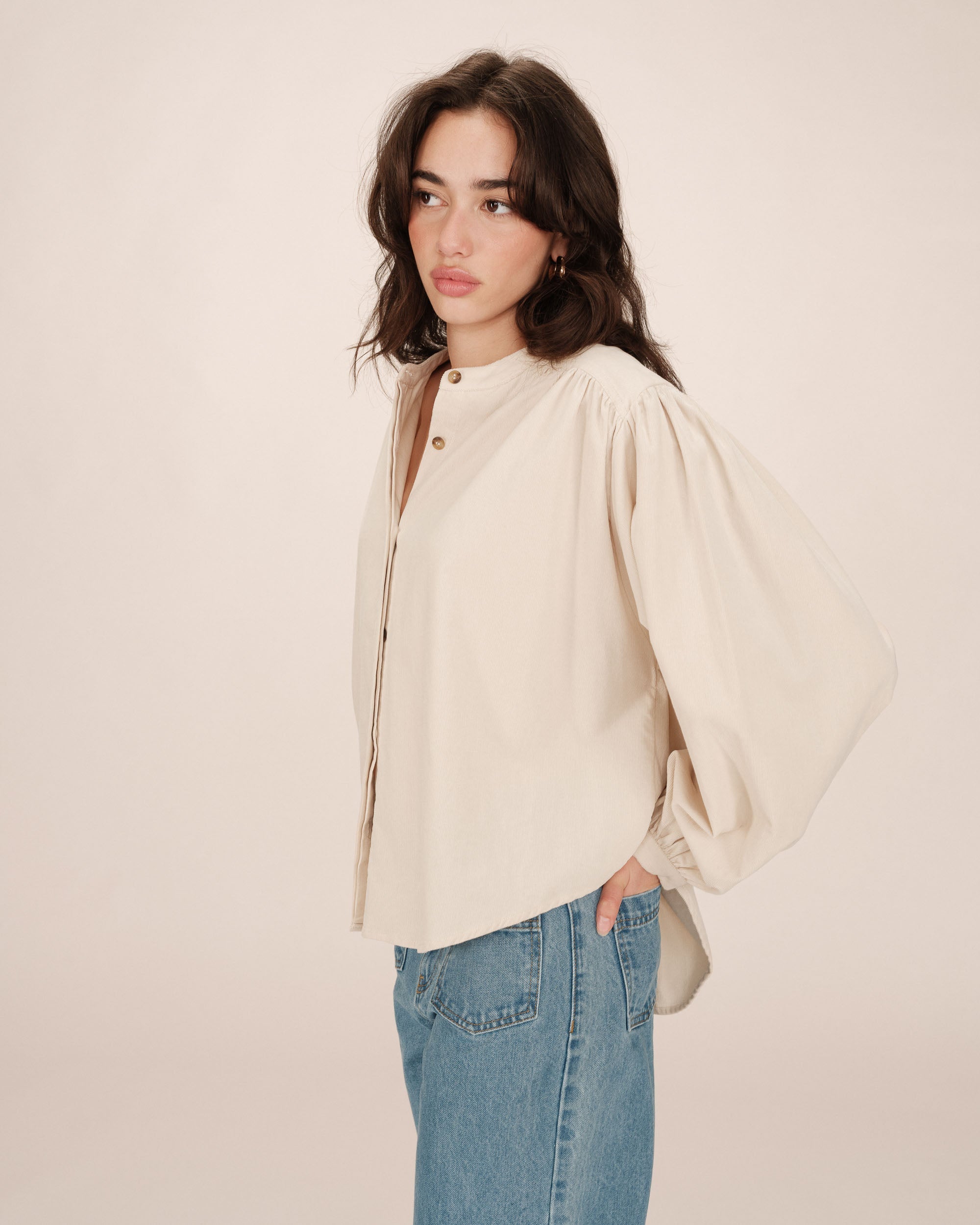 Blouse Oversize Ecru Suri