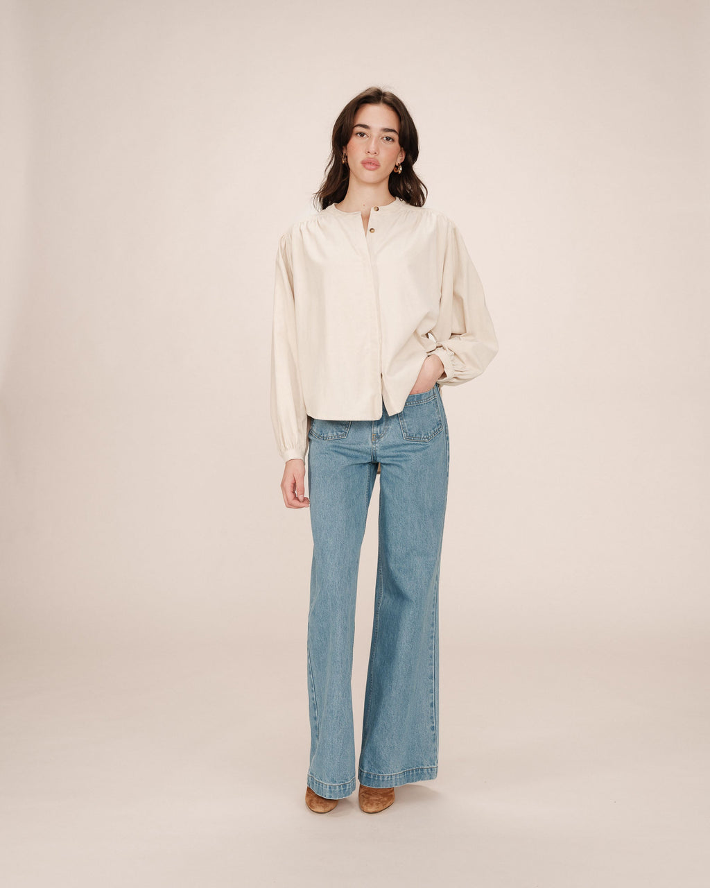 Blouse Oversize Ecru Suri