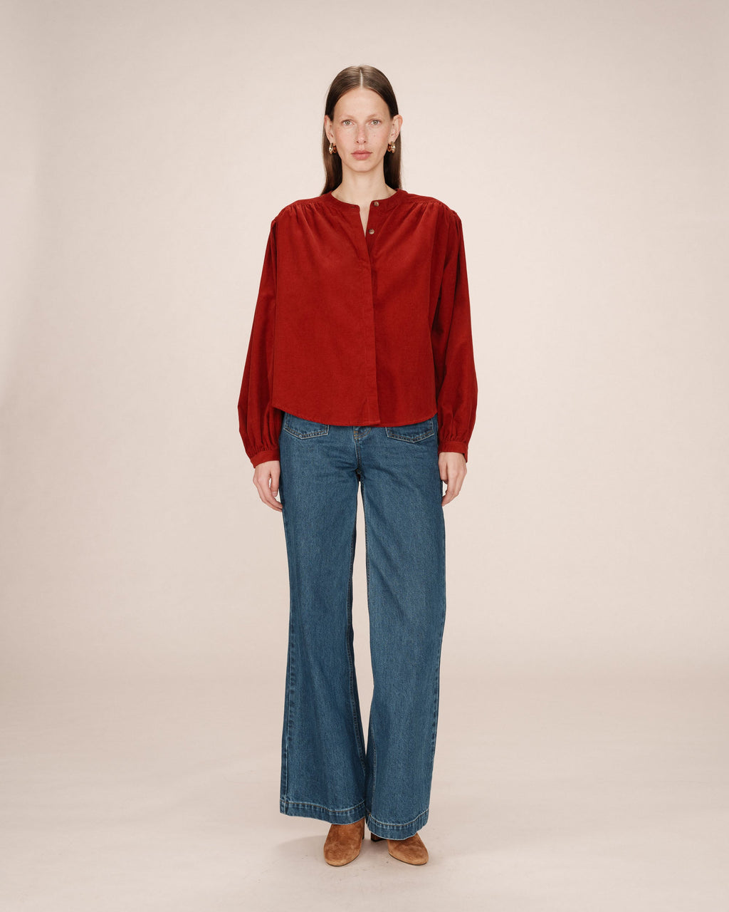 Blouse Oversize Terracotta Suri
