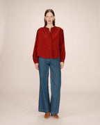 Blouse Oversize Terracotta Suri