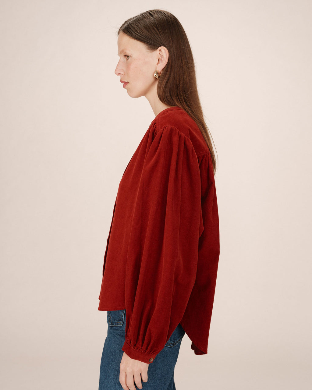 Blouse Oversize Terracotta Suri