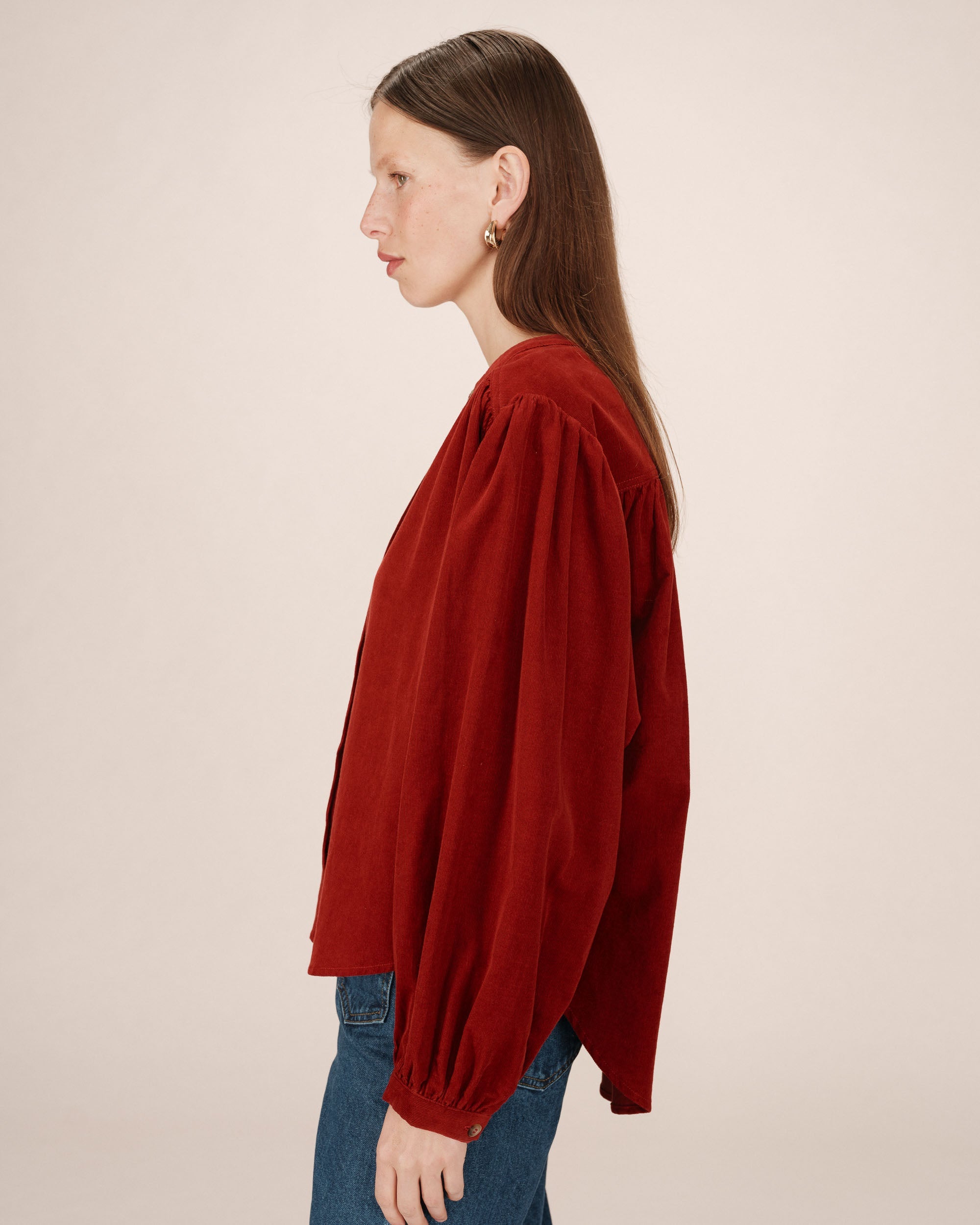 Blouse Oversize Terracotta Suri