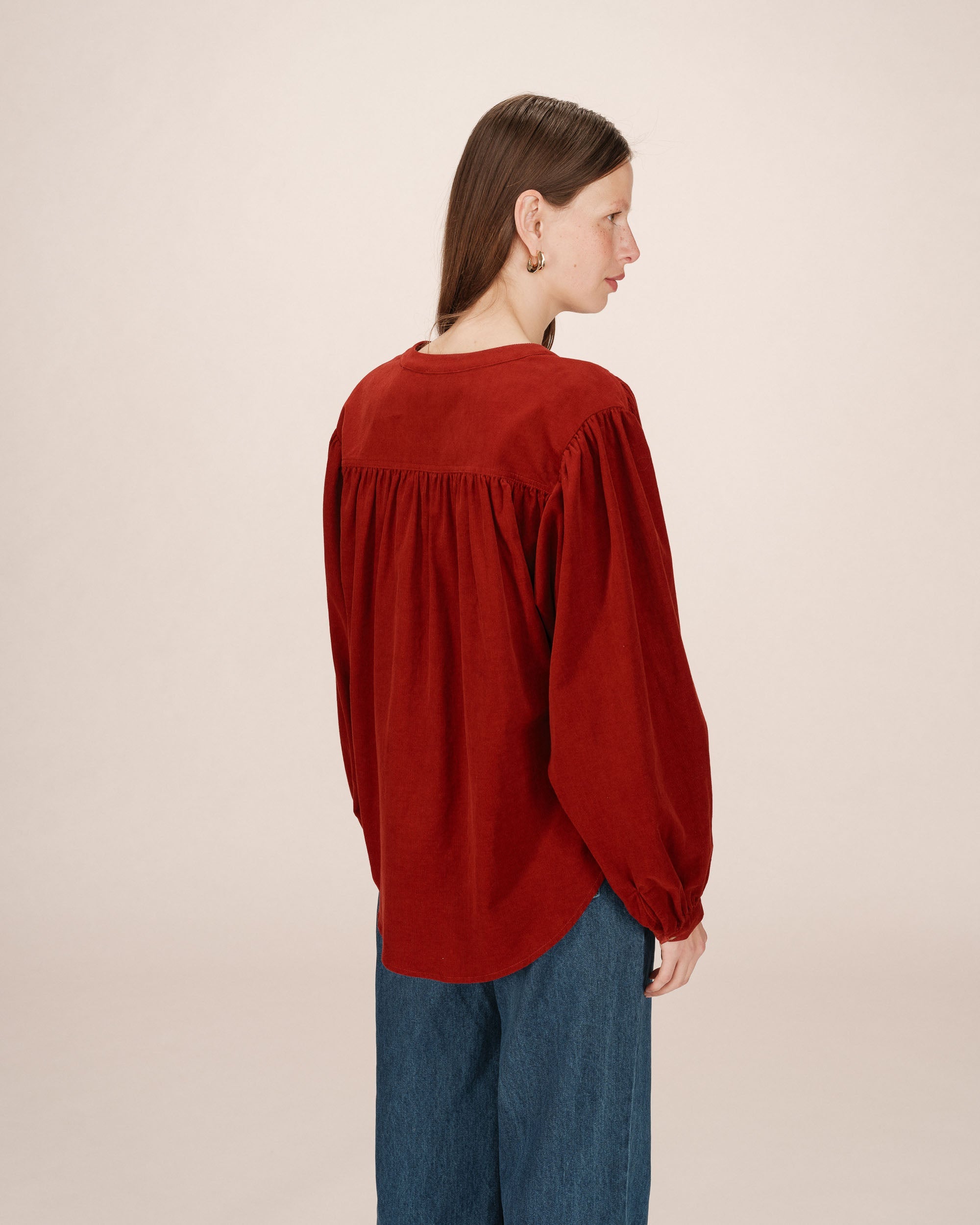 Blouse Oversize Terracotta Suri