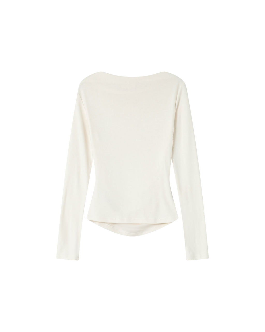 Asymmetric Draped Top Ivory Sioux