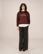 Sweatshirt Imprimé Bordeaux Sigil