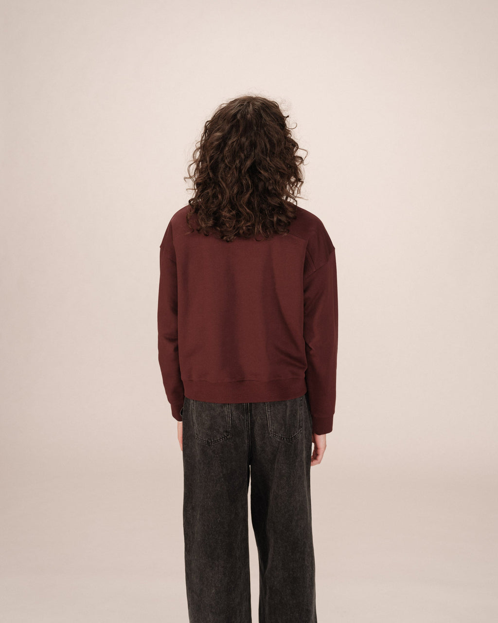Sweatshirt Imprimé Bordeaux Sigil
