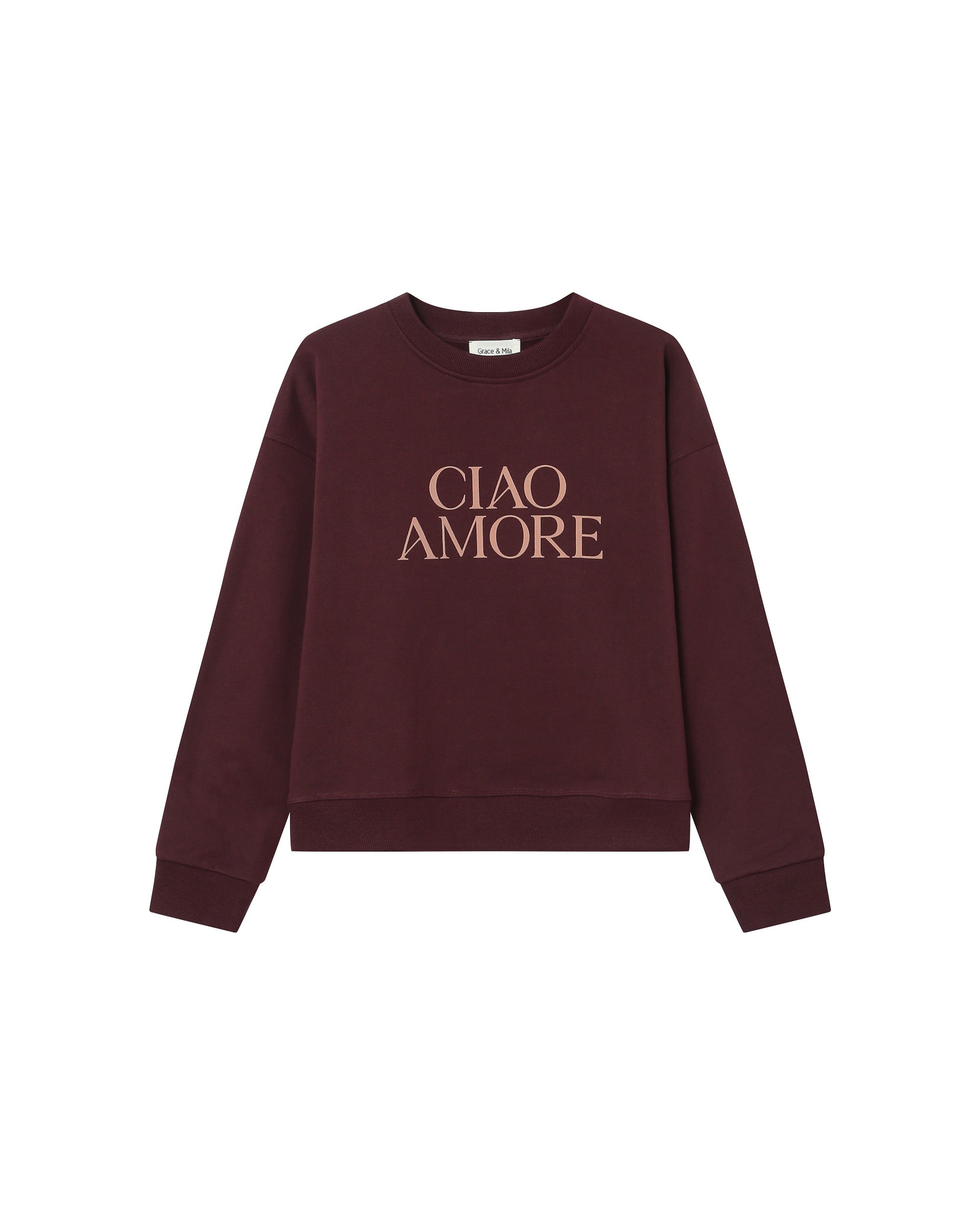 Sweatshirt Imprimé Bordeaux Sigil