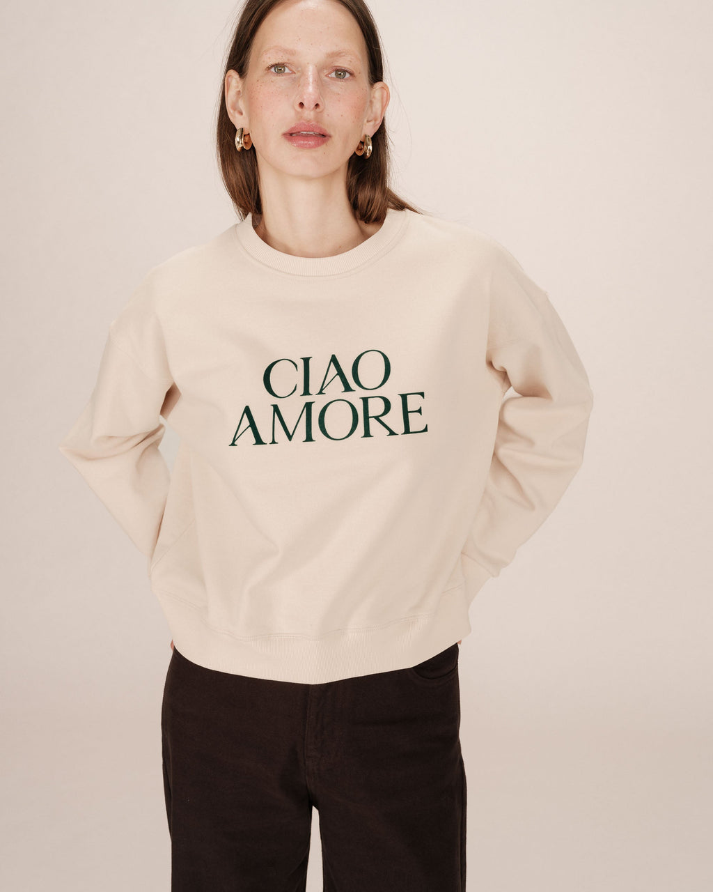 Vanilla Printed Sweatshirt Sigil