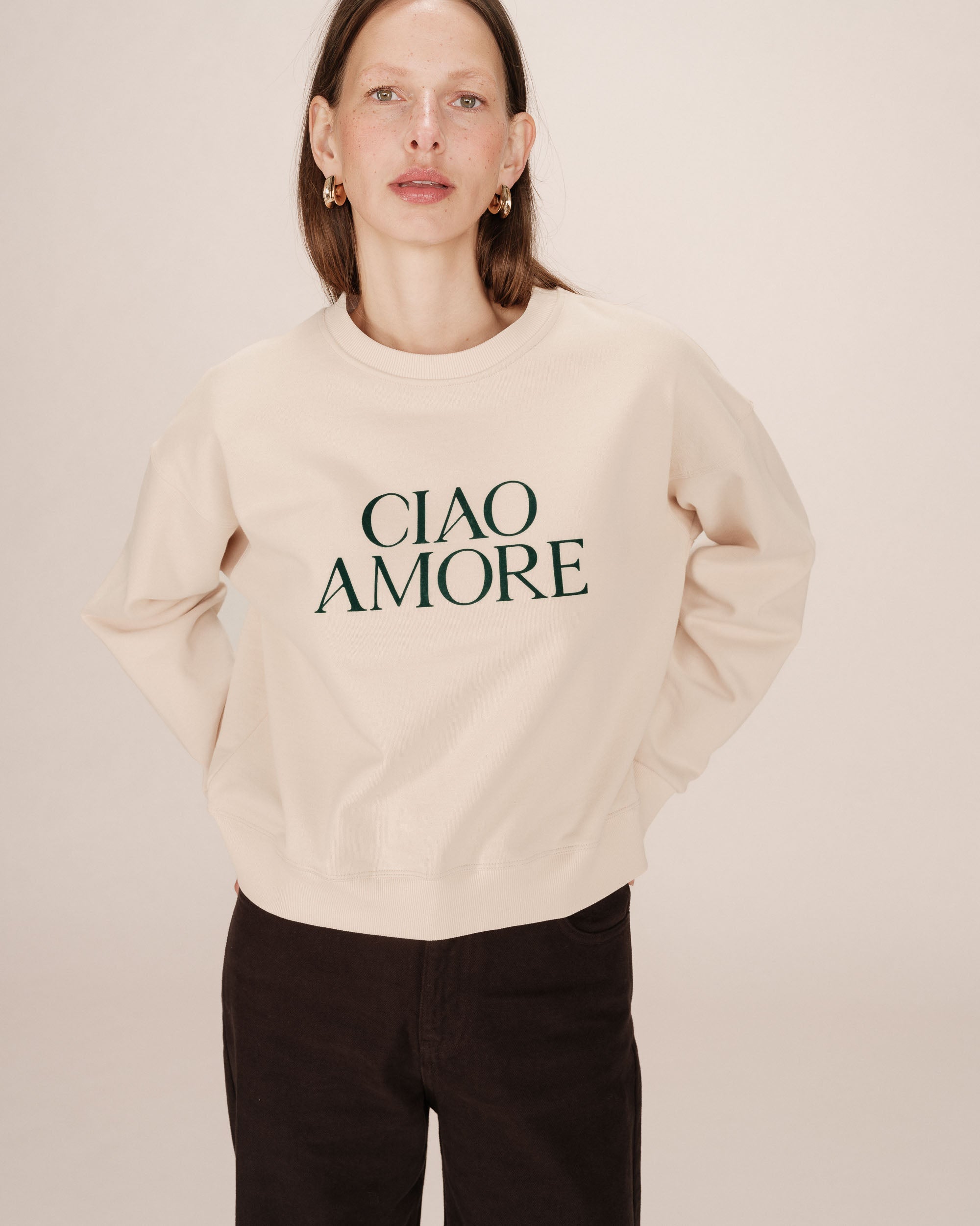 Vanilla Printed Sweatshirt Sigil