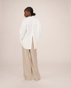 Straight Ecru Shirt Stripe