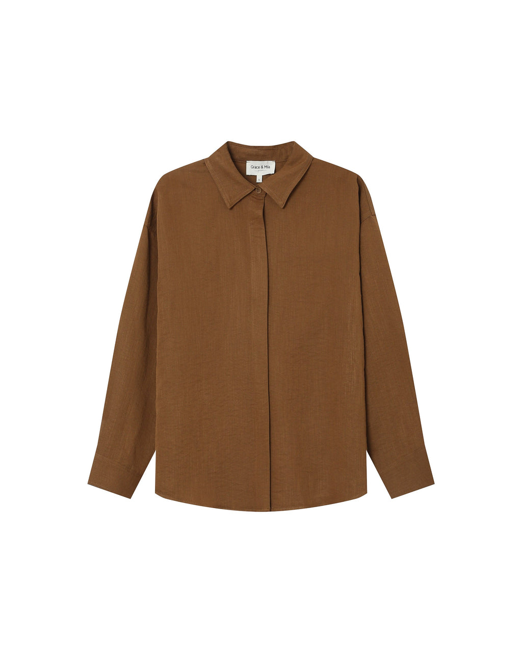 Chemise Droite Kaki Stripe