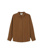 Chemise Droite Kaki Stripe