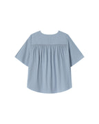 Straight Gathered Top Cornflower Seagal